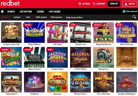 redbet casino games